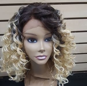 Human hair blend wig